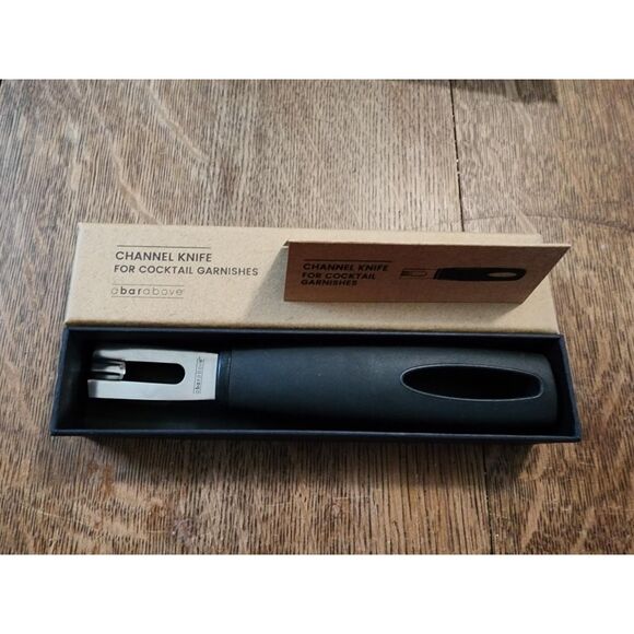 Channel Knife - Stainless Steel Bar Tool - Garnish for Cocktail Mixers - Picture 3 of 5